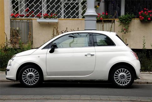 fiat 500 weißer Fiat 500 – Beispiel für Gebrauchtwagenankauf Bad Neuenahr-Ahrweiler